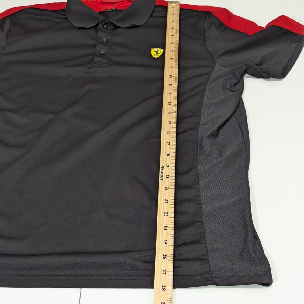 Ferrari Polo Shirt Black and Red - Formula 1 - Picture 9 of 11